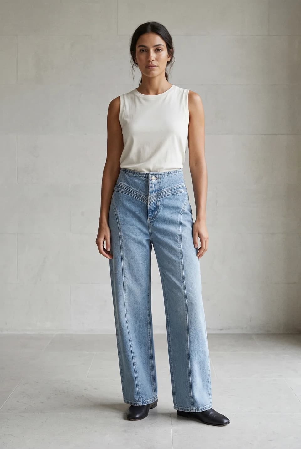 YAFA denim editorial preview
